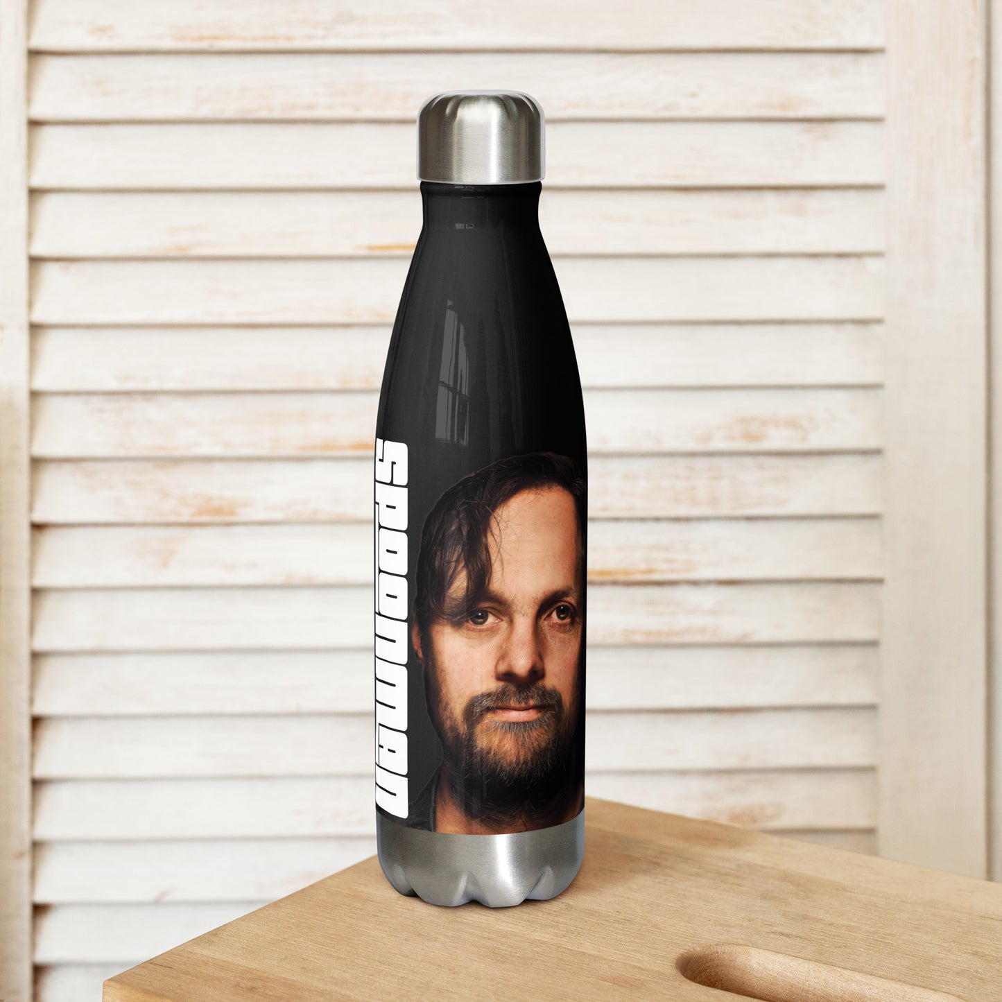 Silent Psalm Black water bottle