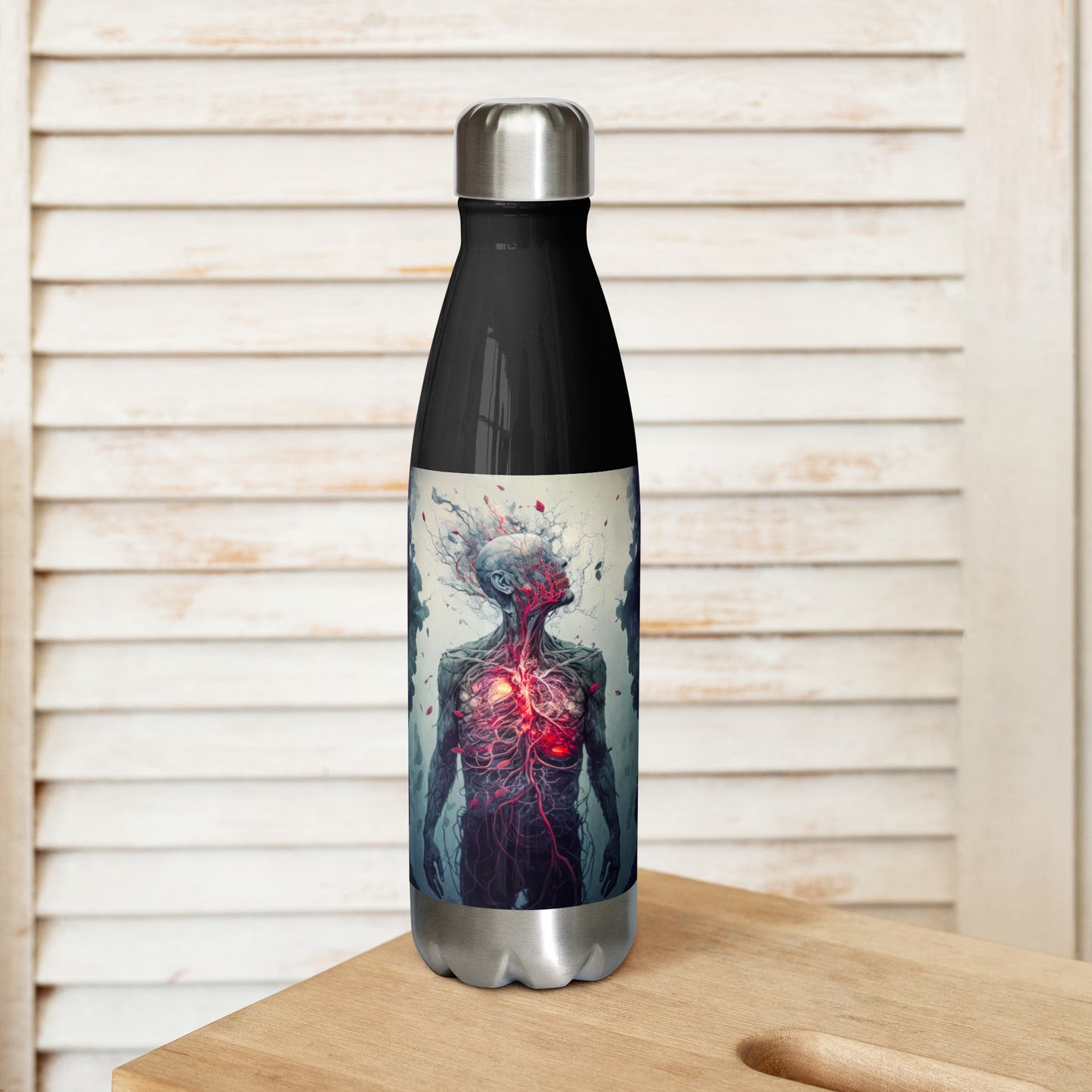 Like a Heart Attack water bottle