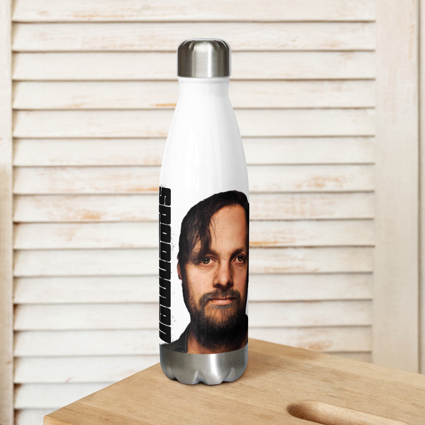 Silent Psalm White water bottle